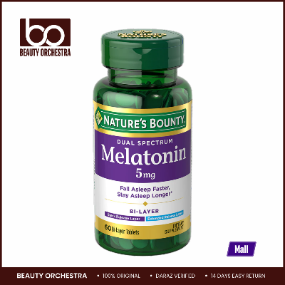 Picture of Nature's Bounty Melatonin 5mg Dual Spectrum - 60 Bi-Layer Tablets