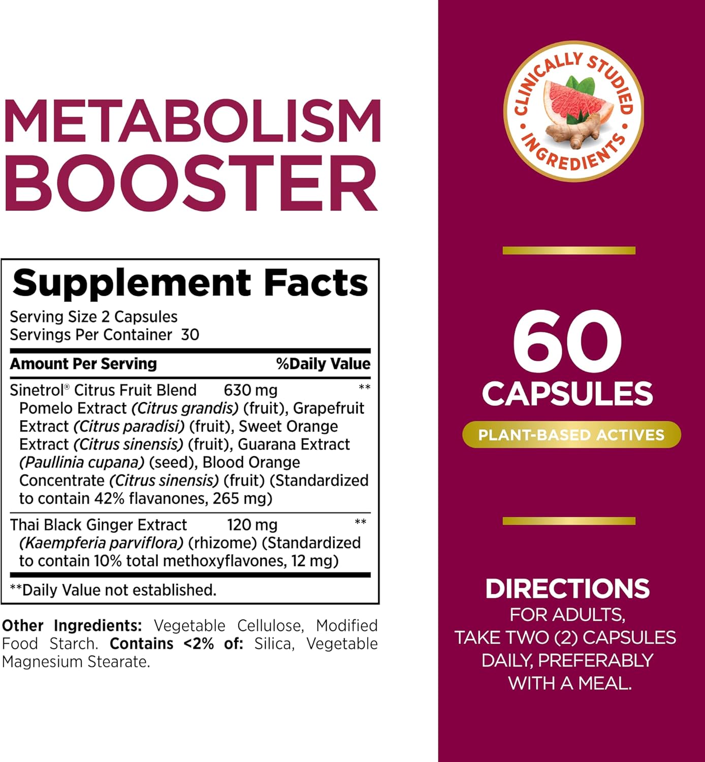 Picture of Nature's Bounty Metabolism Booster 60 Capsules