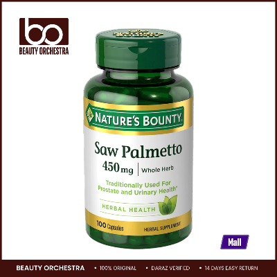 Picture of Nature's Bounty Saw Palmetto 450 mg - 100 Capsules