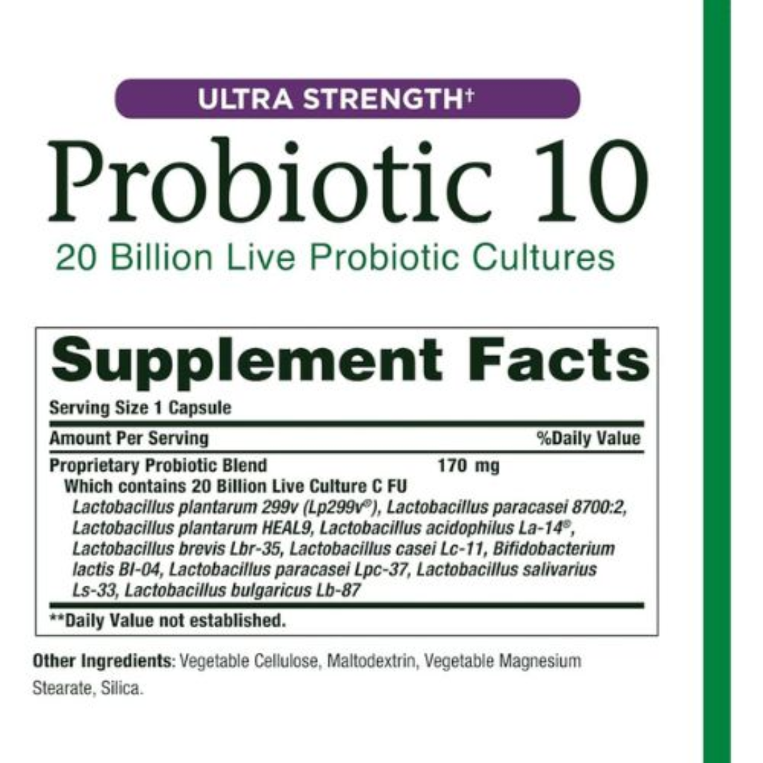 Picture of Nature's Bounty Ultra Strength Probiotic 10 - 70 Capsules
