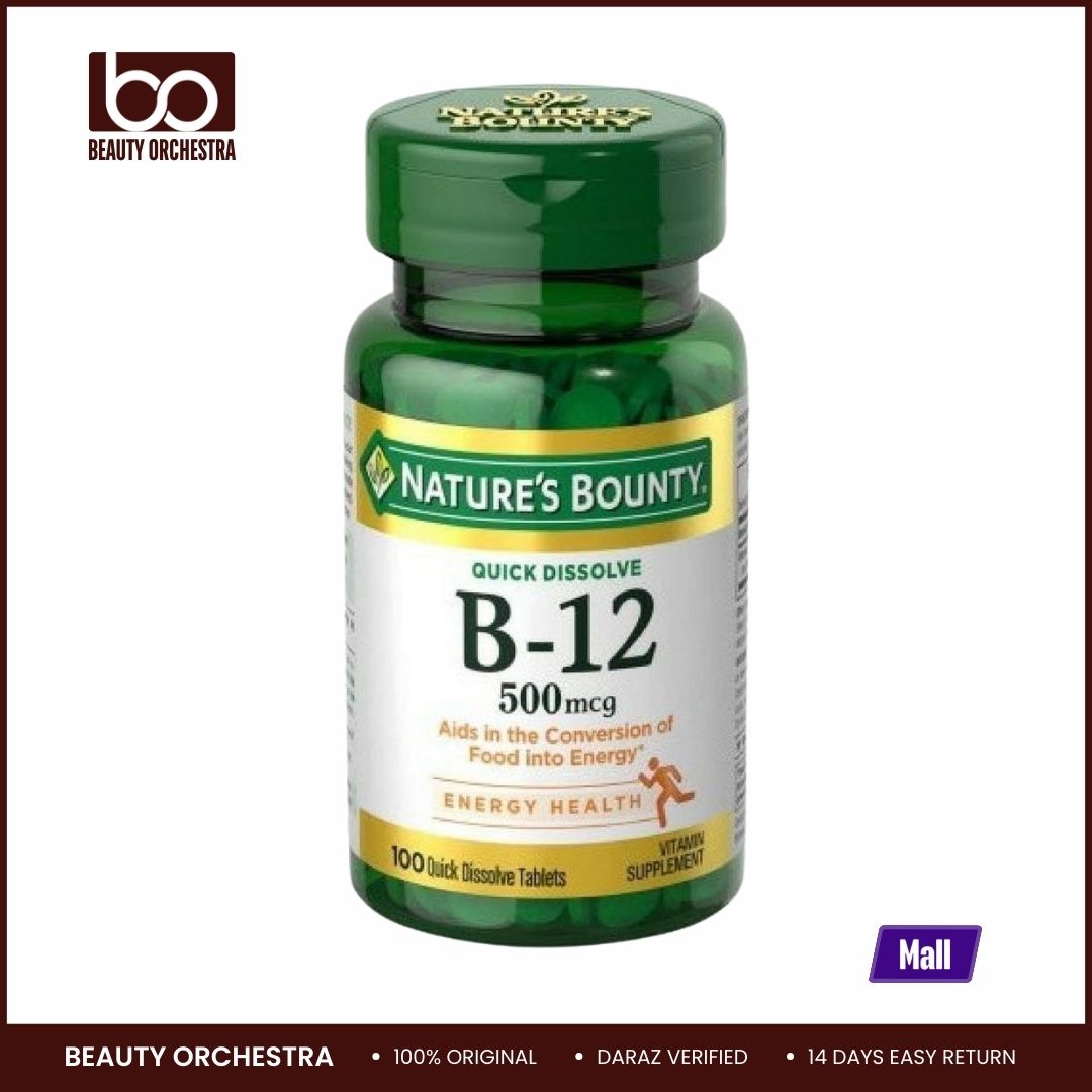 Picture of Nature's Bounty Vitamin B12 500 mcg 100 quick dissolve tablets