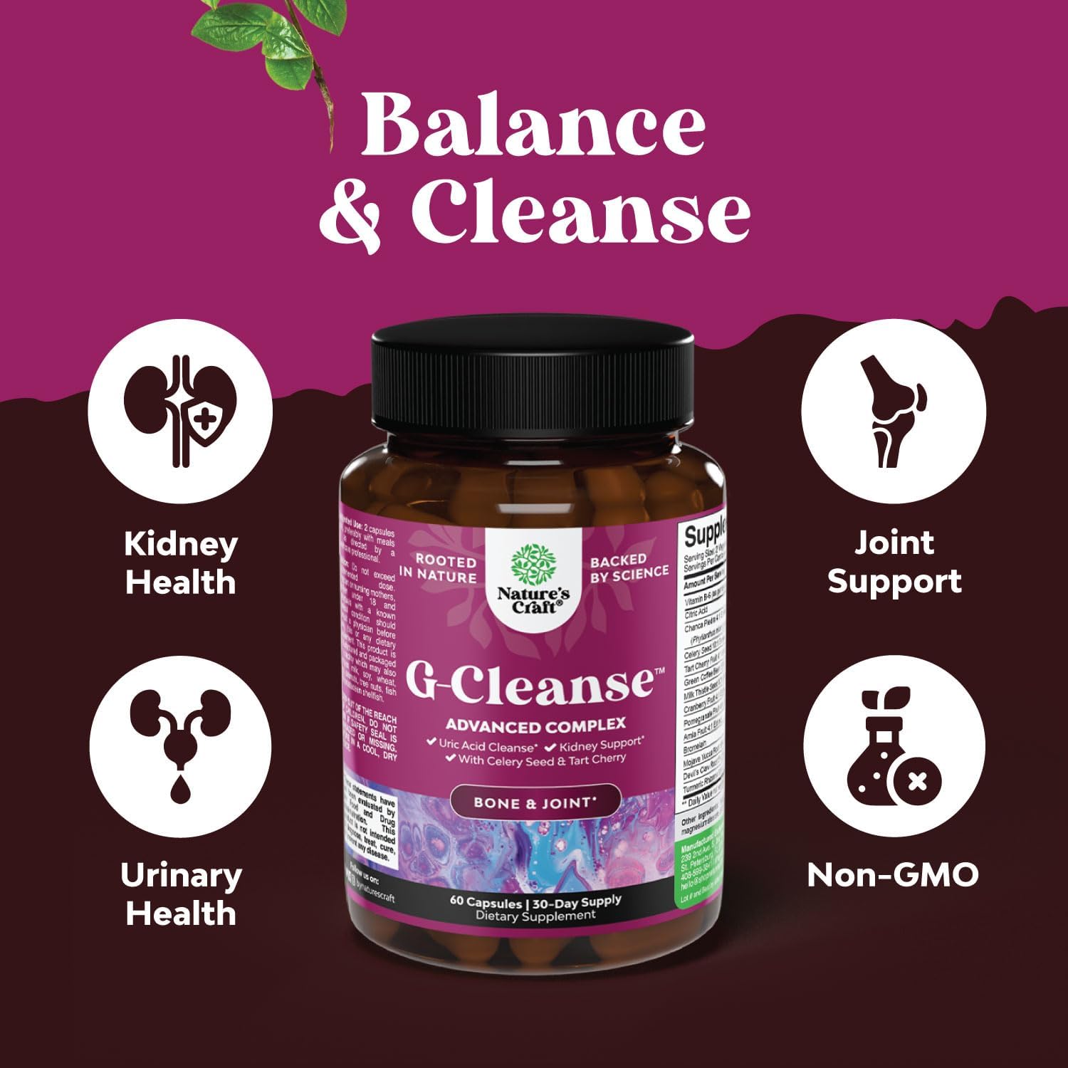 Picture of Nature's Craft G-Cleanse - 60 Count