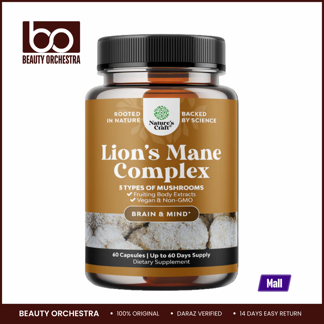 Picture of Nature's Craft Lions Mane Complex - 60 Capsules