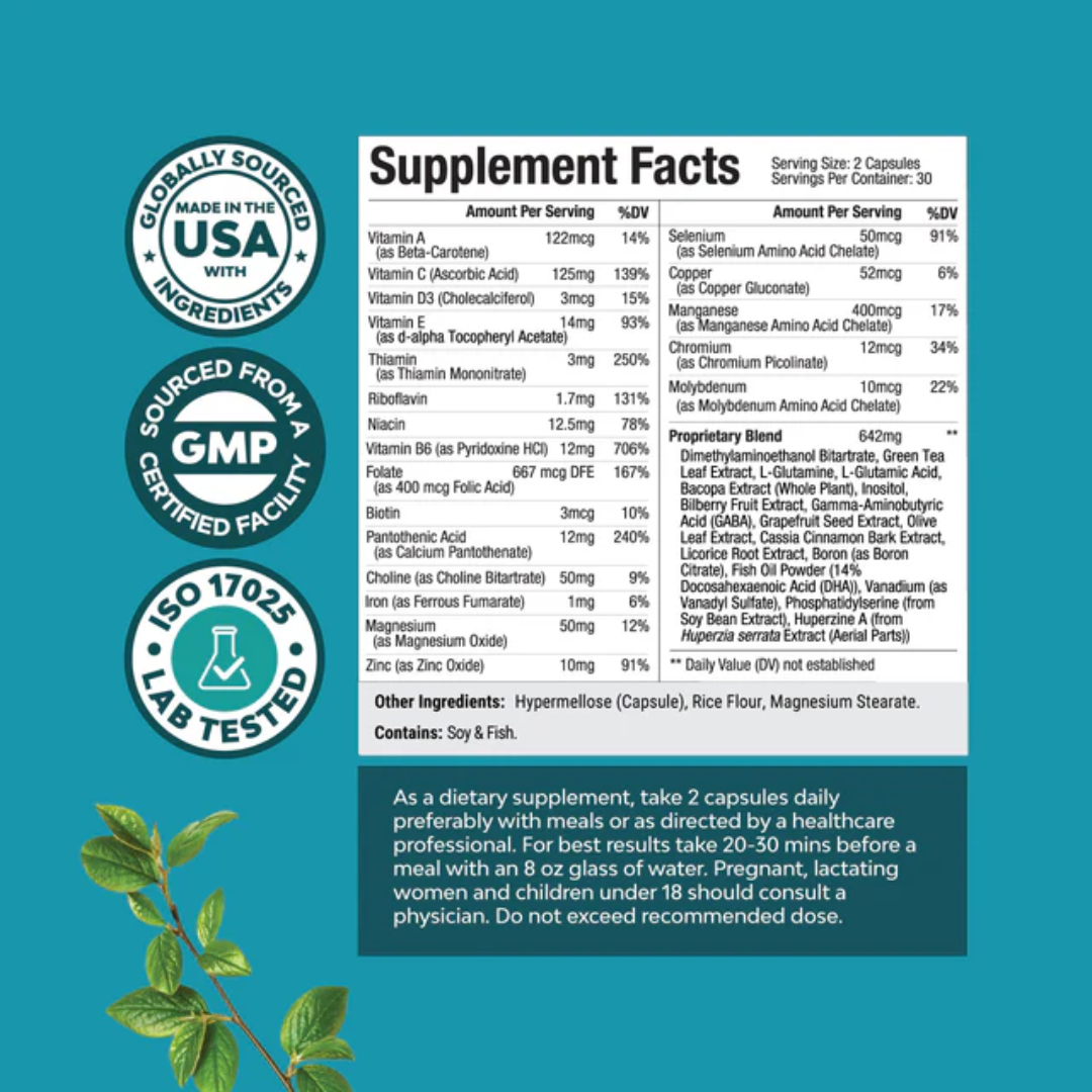 Picture of Nature's Craft Mind & Memory Matrix - 60 Capsules