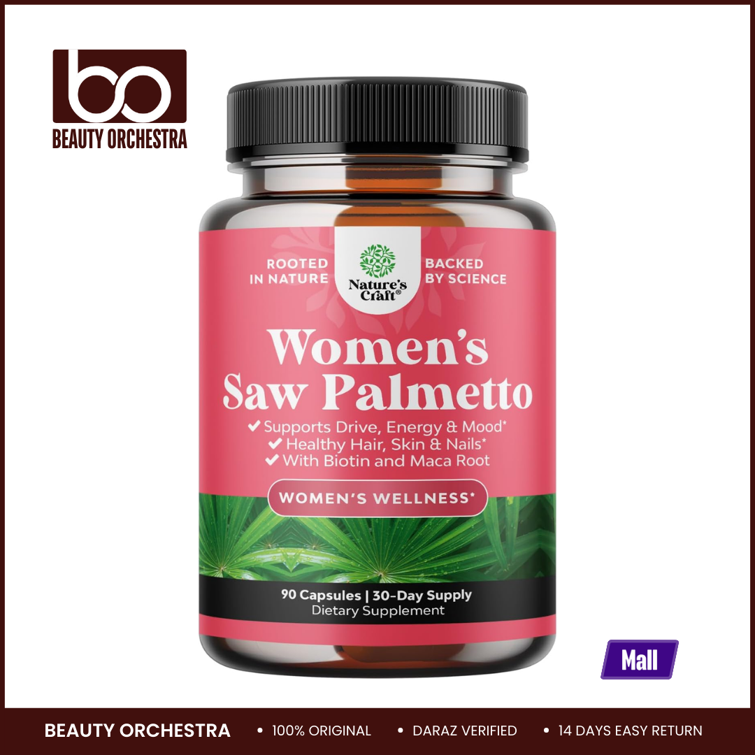 Picture of Nature's Craft Women's Saw Palmetto 500mg - 90 Capsules