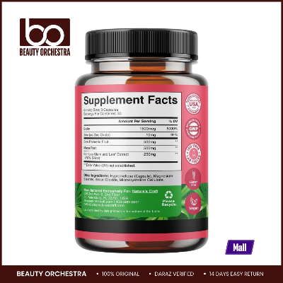 Picture of Nature's Craft Women's Saw Palmetto 500mg - 90 Capsules