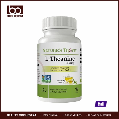 Picture of Nature's Trove L-Theanine 200mg - 120 Vegetarian Capsules
