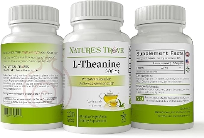 Picture of Nature's Trove L-Theanine 200mg - 120 Vegetarian Capsules