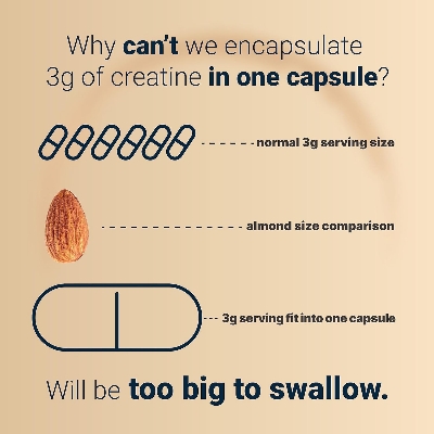 Picture of Neaturebell Creatine Monohydrate Capsules 3,000mg Per Serving 300 Capsules