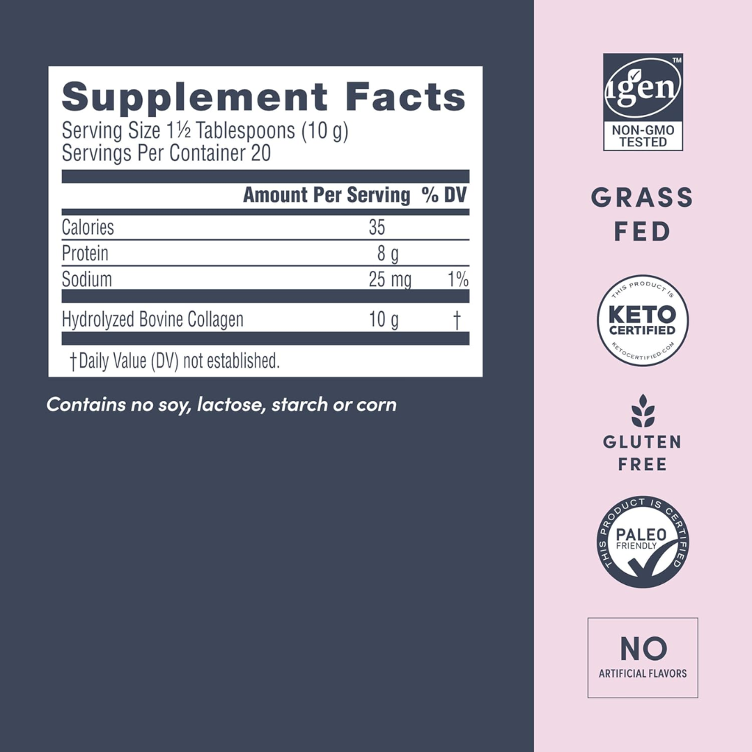 Picture of NeoCell Grassfed Collagen Peptides Collagen Type 1 & 3 For Healthy Skin, Hair, Nails & Joint Support - 200g