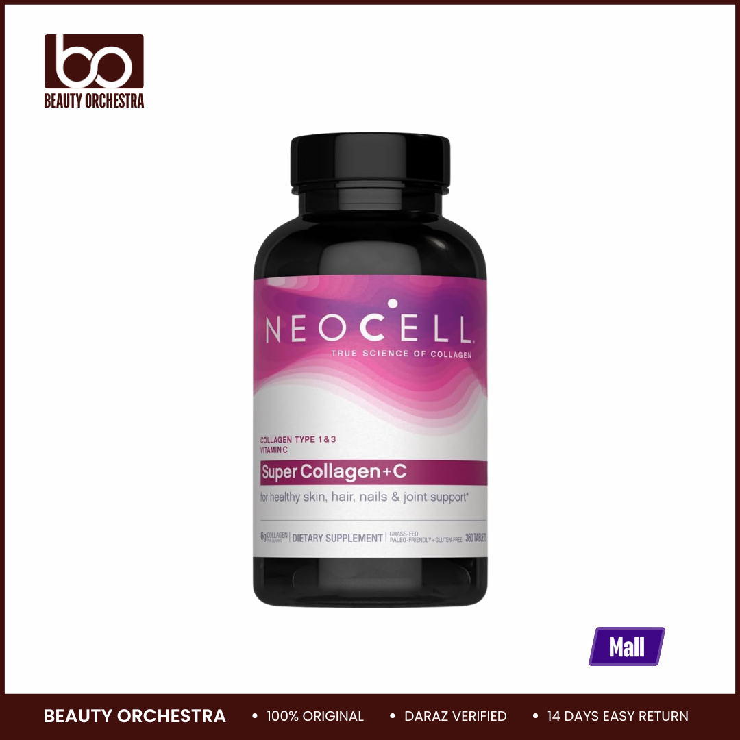 Picture of NeoCell Super Collagen Plus Vitamin C Skin Hair and Nails Supplement Includes Antioxidants 360 Tablet