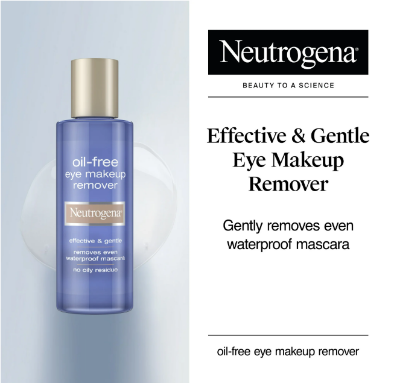 Picture of Neutrogena Gentle Oil-Free Eye Makeup Remover 8.0 fl. oz 236 ml (USA)