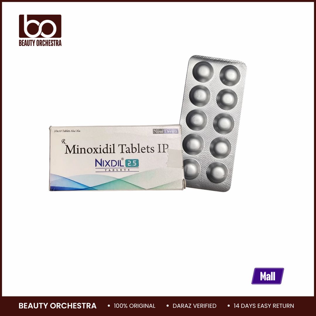 Picture of Nixdil minoxidil tablets 2.5mg (India)