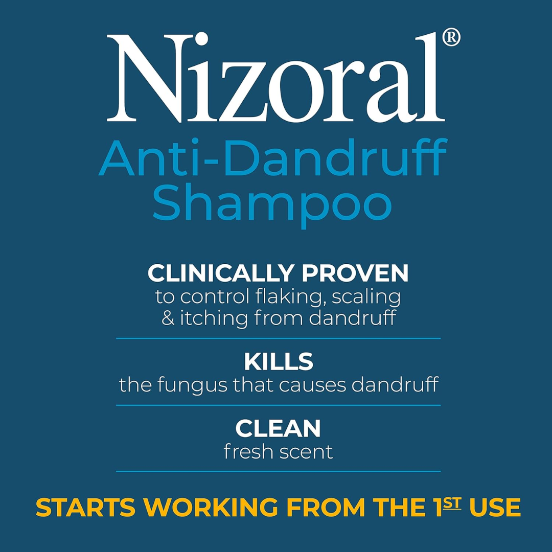 Picture of Nizoral Anti-Dandruff Shampoo With 1% Ketoconazole - 200ml (USA)