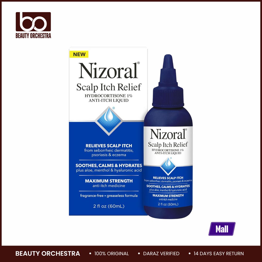 Picture of Nizoral Scalp Itch Relief Hydrocortisone 1% Anti - Itch Liqud - 60 ml