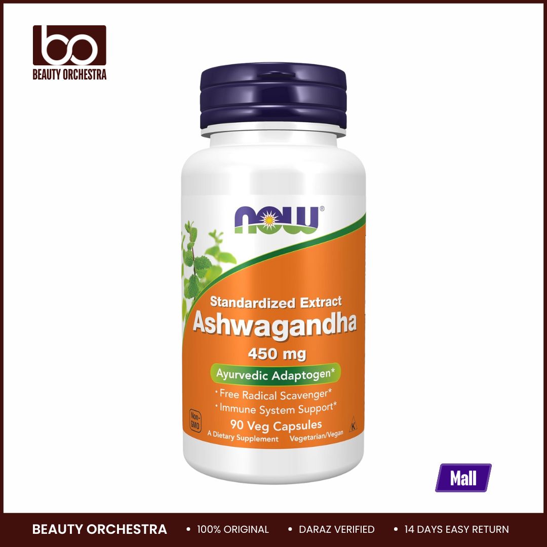 Picture of NOW Ashwagandha 450 mg for Immune Support 90 Veg Capsules