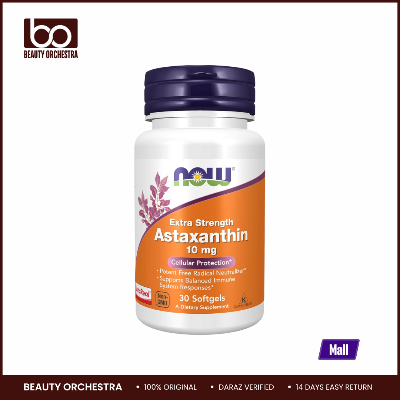 Picture of NOW Astaxanthin 10mg Extra Strength 30 Softgels