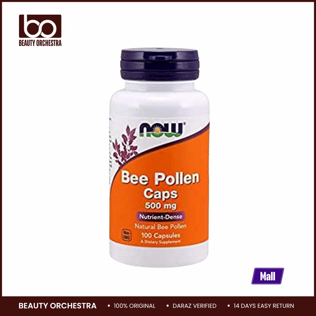 Picture of NOW Bee Pollen Caps 500 mg - 100 Capsules
