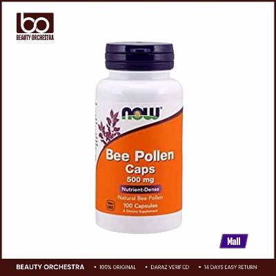 Picture of NOW Bee Pollen Caps 500 mg - 100 Capsules