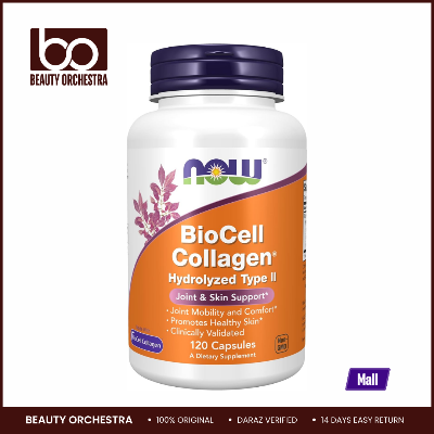 Picture of NOW BioCell Collagen® Hydrolyzed Type II - 120 Capsules