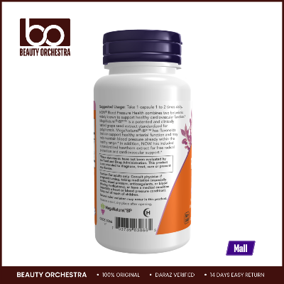 Picture of NOW Blood Pressure Health – 90 Veg Capsules