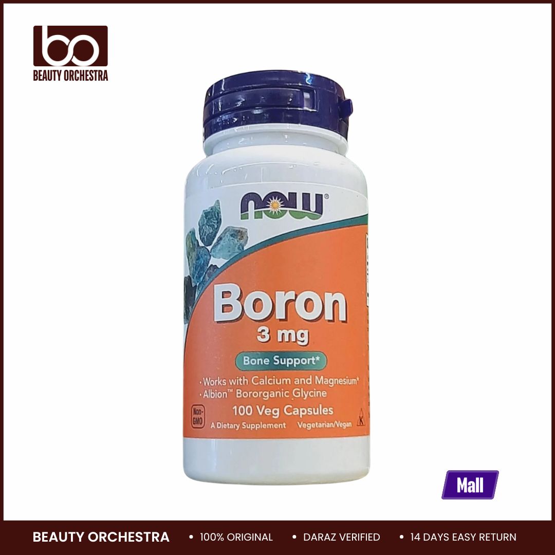 Picture of NOW Boron 3 mg - 100 Veg Capsules