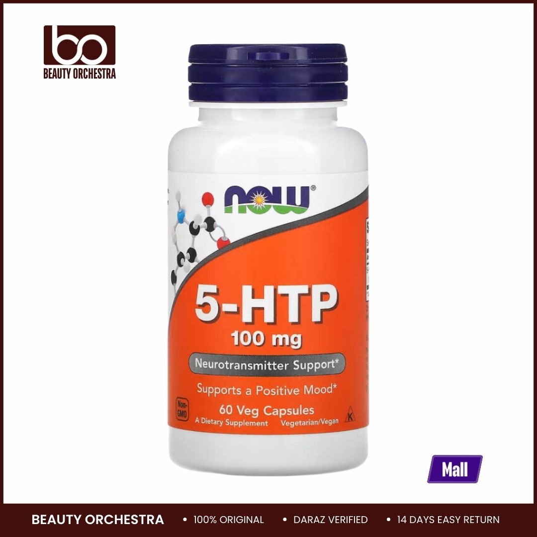 Picture of NOW Foods 5-HTP 100 mg 60 Veg Capsules