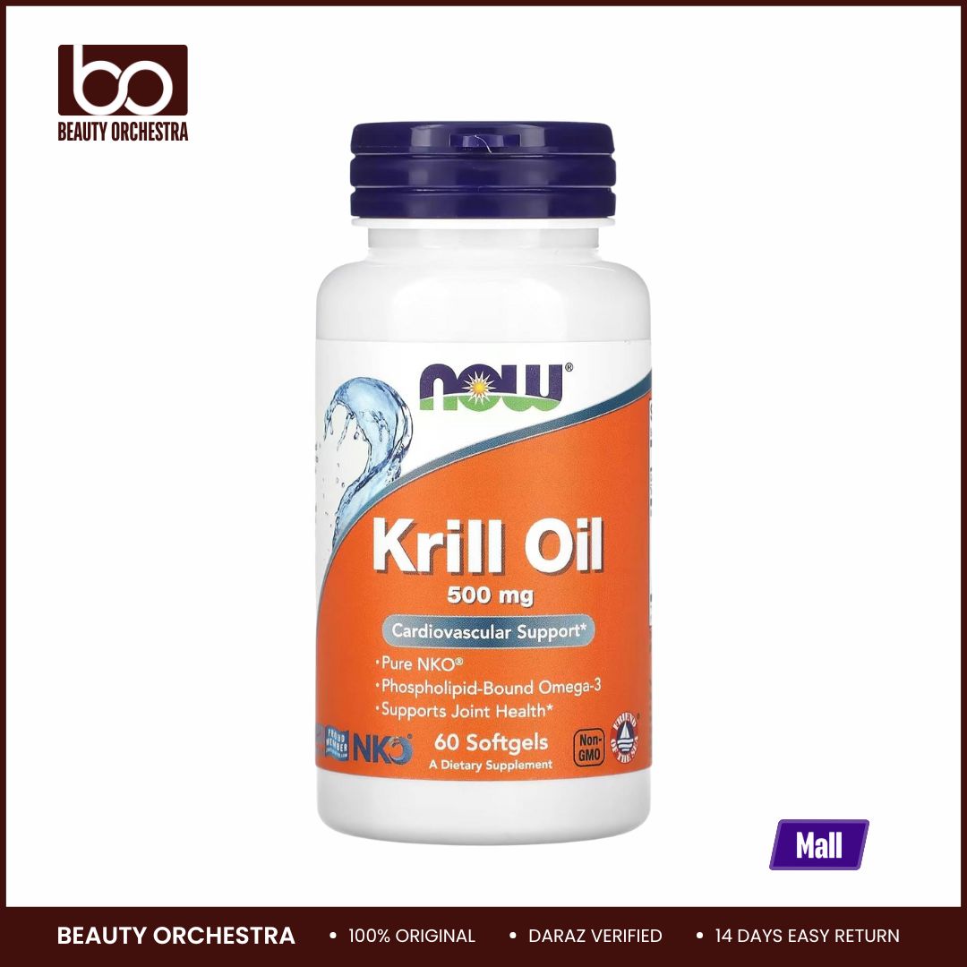 Picture of Now Foods Krill Oil 500 mg - 60 Softgels