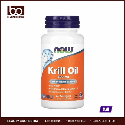 Picture of Now Foods Krill Oil 500 mg - 60 Softgels