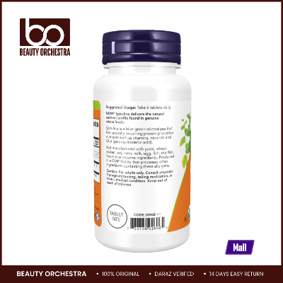 Picture of Now Foods Spirulina 500 mg - 100 Tablets