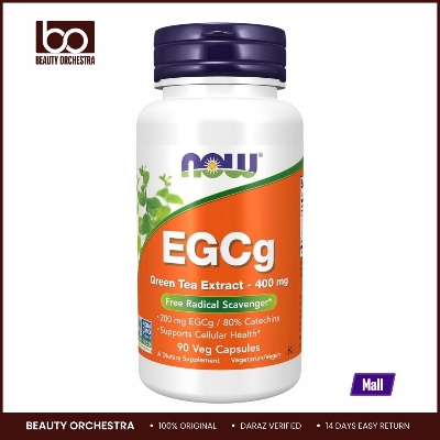 Picture of NOW Foods Supplements EGCg Green Tea Extract 400 mg Free Radical Scavenger 90 Veg Capsules