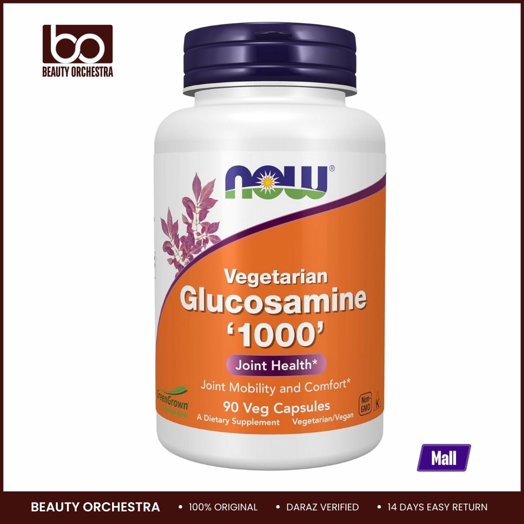 Picture of NOW Foods Supplements, Glucosamine '1000' (GreenGrown® Glucosamine), Vegetarian, 90 Veg Capsules