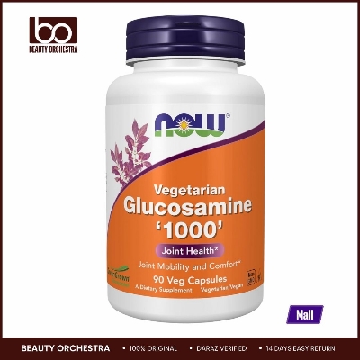 Picture of NOW Foods Supplements, Glucosamine '1000' (GreenGrown® Glucosamine), Vegetarian, 90 Veg Capsules