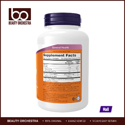 Picture of NOW Foods Supplements, Lecithin 1200 mg with naturally occurring Phosphatidyl Choline, 100 Softgels