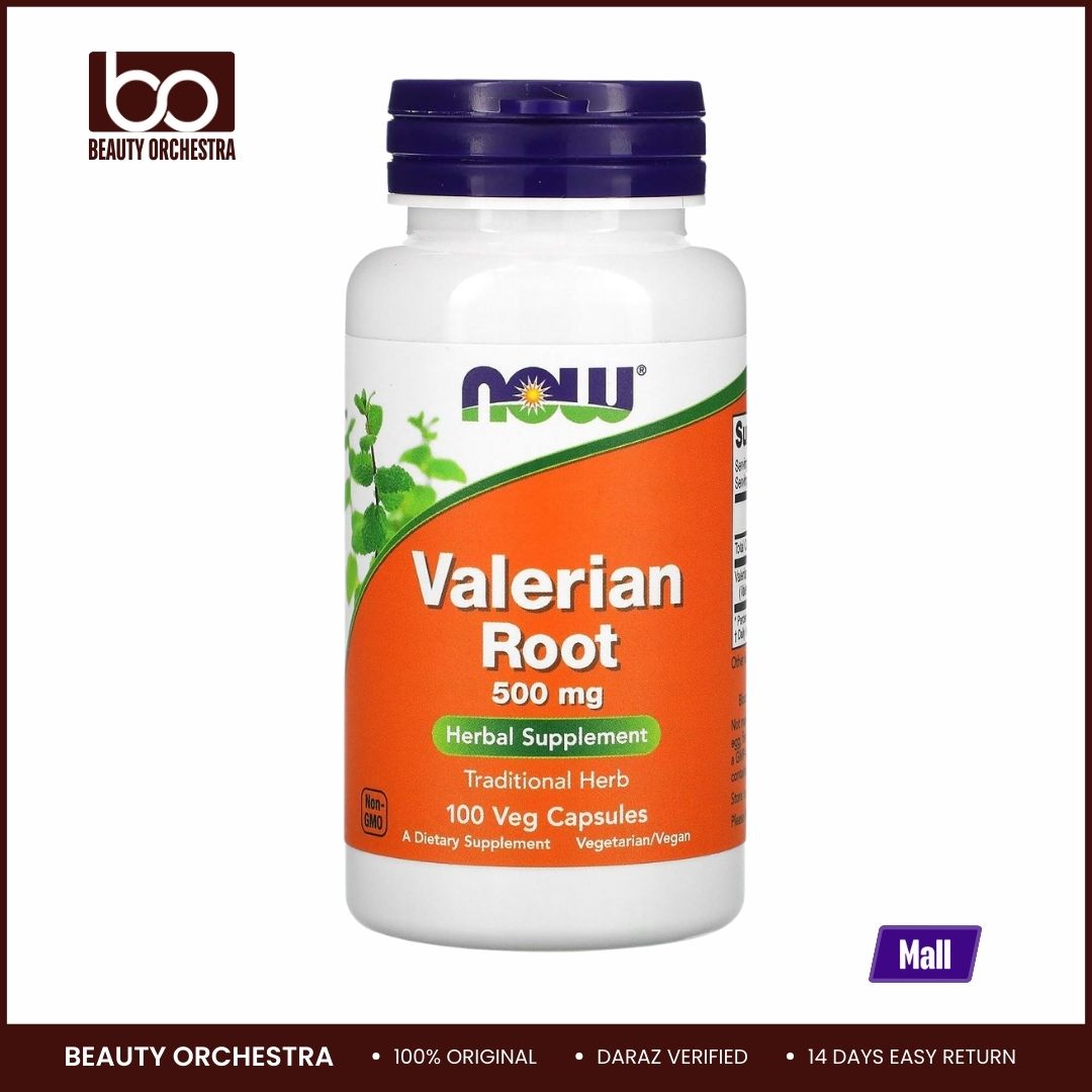 Picture of NOW Foods Valerian Root 500mg 100 Capsules