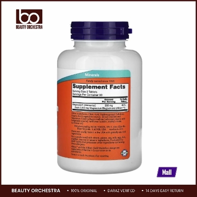 Picture of NOW Foods, Magnesium Glycinate, 180 Tablets