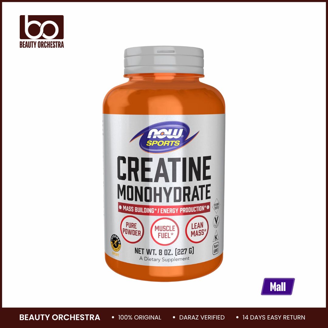 Picture of NOW Foods, Pure Sports Creatine Monohydrate Powder (8oz, 227 g)