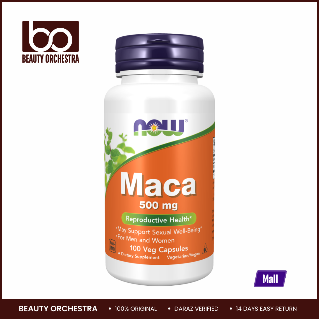 Picture of NOW Maca 500 mg - 100 Veg Capsules