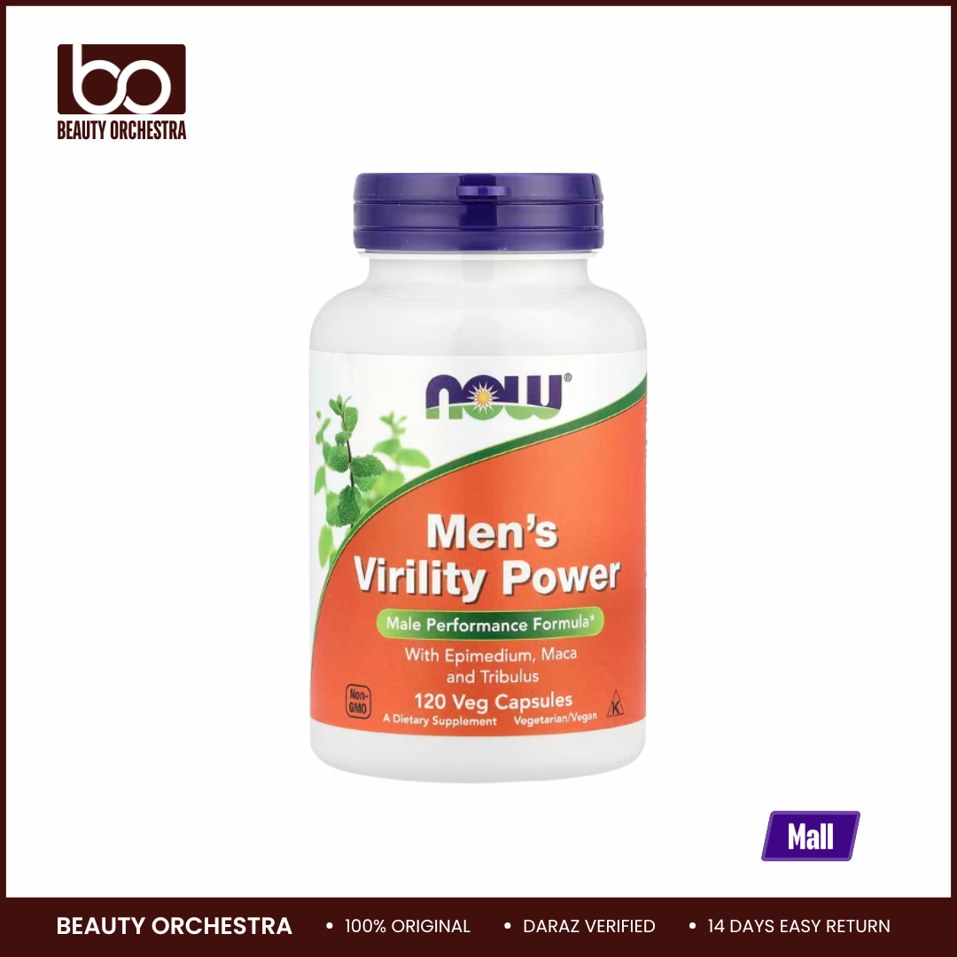 Picture of NOW Men's Virility Power 120 Veg Capsules