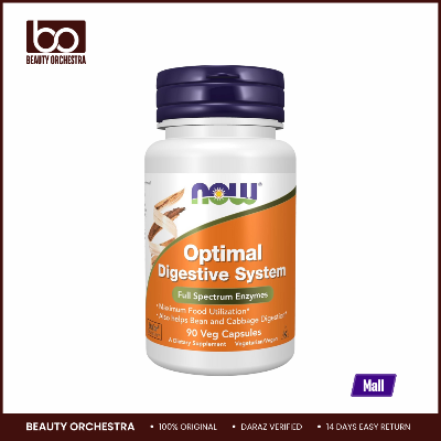 Picture of NOW Optimal Digestive System Full Spectrum Enzymes 90 Veg Capsules