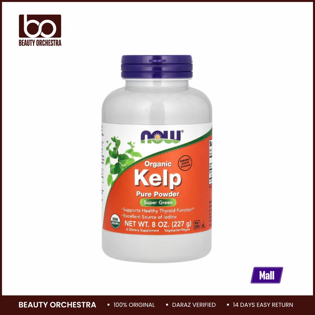 Picture of NOW Organic Kelp Pure Powder, 8 oz (227 g)