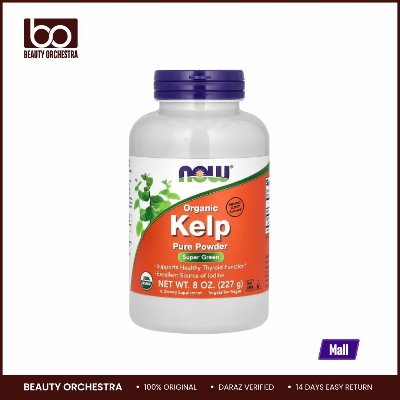 Picture of NOW Organic Kelp Pure Powder, 8 oz (227 g)