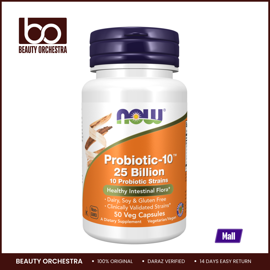 Picture of NOW Probiotic-10™ 25 Billion - 50 Veg Capsules