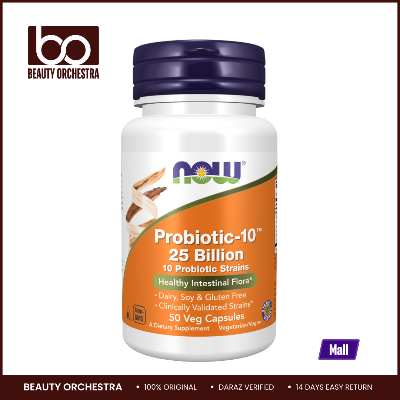 Picture of NOW Probiotic-10™ 25 Billion - 50 Veg Capsules