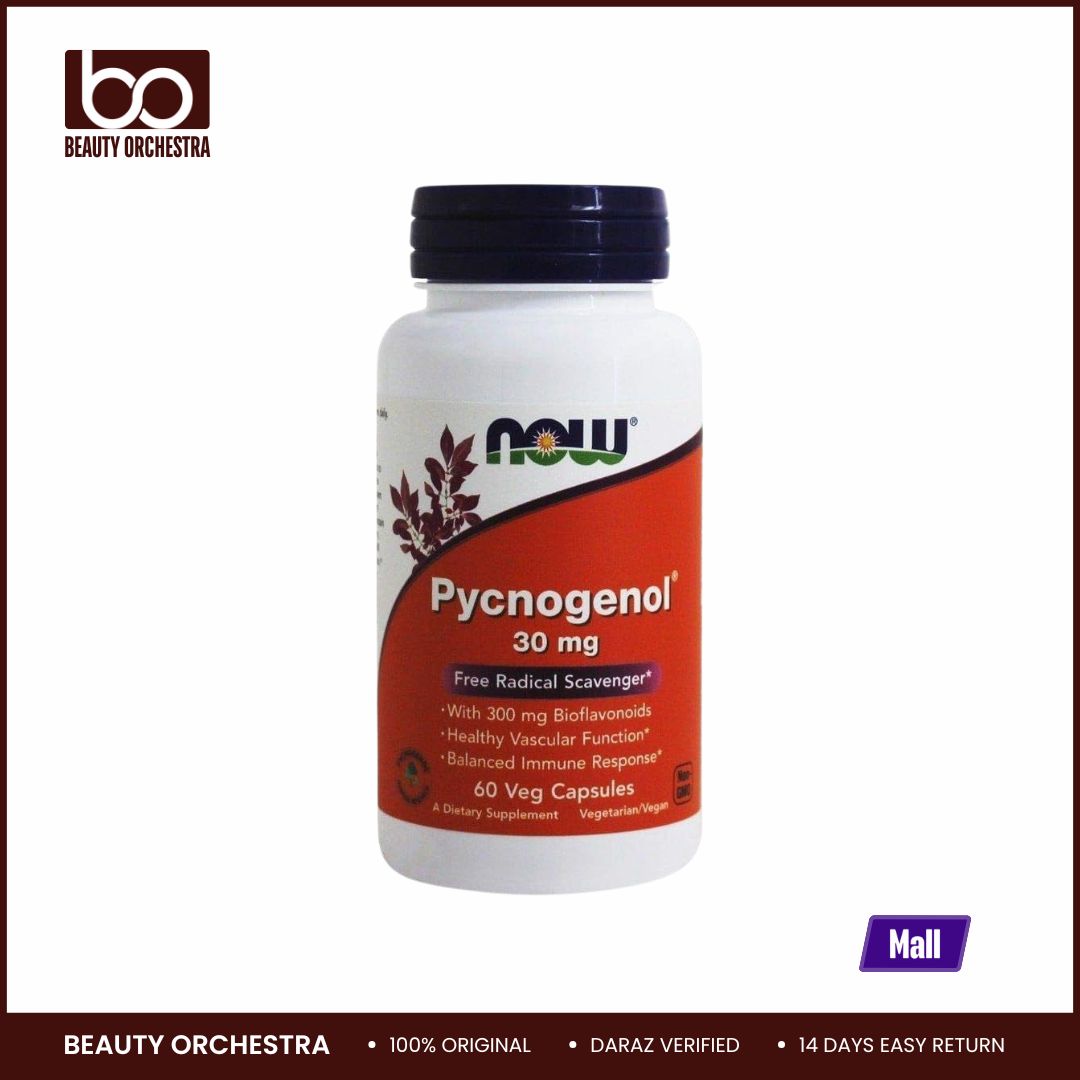 Picture of NOW Pycnogenol Free Radical Scavenger 30 mg. - 60 Vegetable Capsule