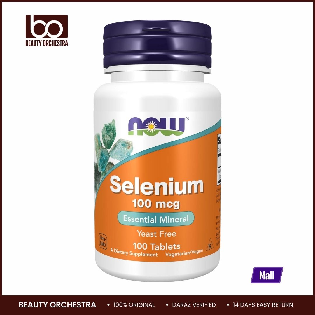 Picture of NOW Selenium 100 mcg Essential Mineral 100 Tablets