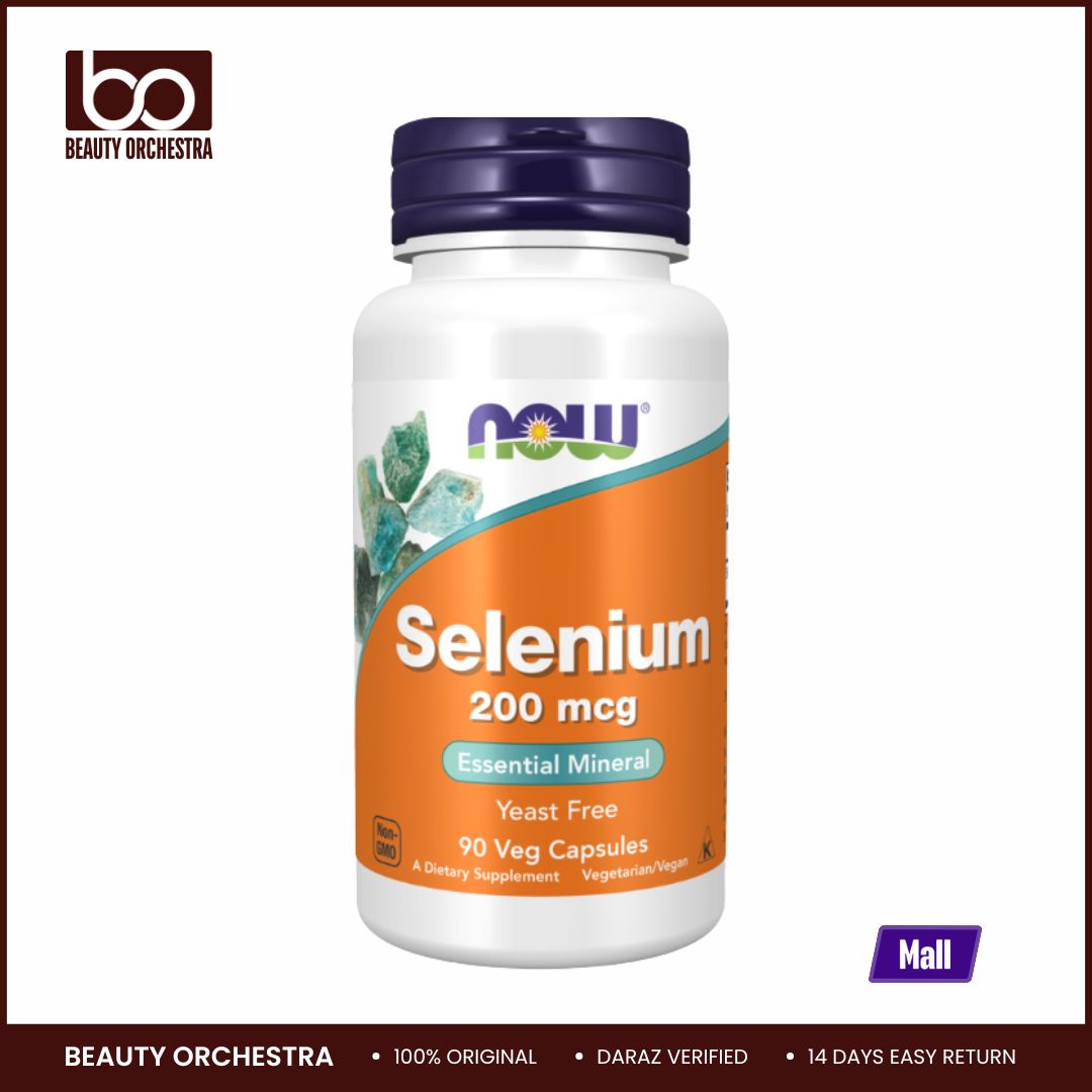 Picture of Now Selenium 200mcg Supplement 90 Vegetable Capsules