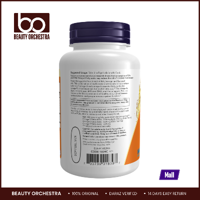 Picture of NOW Super Omega 3-6-9 Fish Oils 1200mg - 90 Softgels