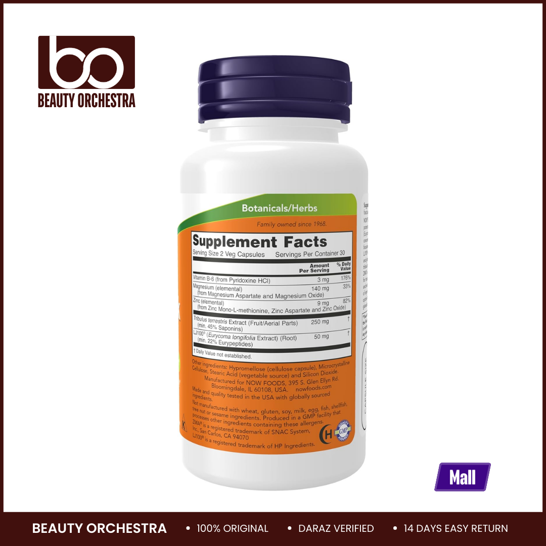 Picture of NOW TestoJack 100 - 60 Capsules