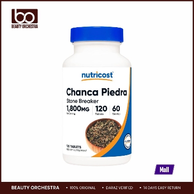 Picture of Nutricost Chanca Piedra Extract Stone Breaker 120 Tablets 1800mg Per Serving 60 Servings Per Bottle